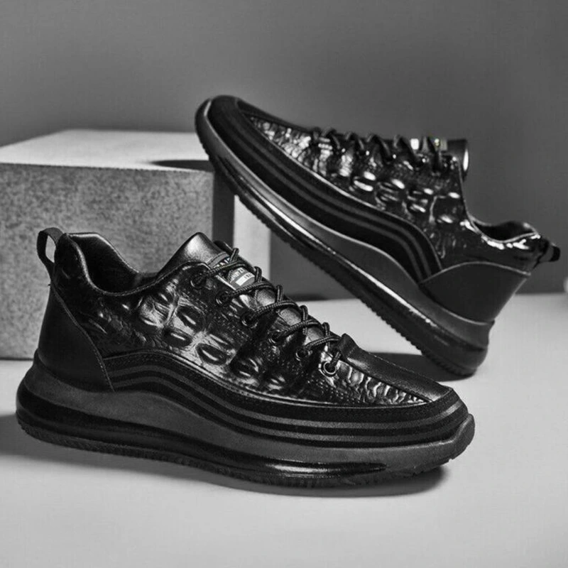 کتونی مردانه اسپرت لژدار طرح چرم | Men's Sneakers