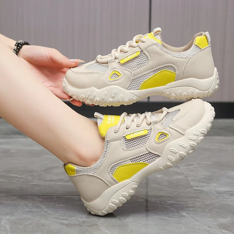 کفش کتانی زنانه تابستانی تنفس‌پذیر Women's Platform Breathable Shoes