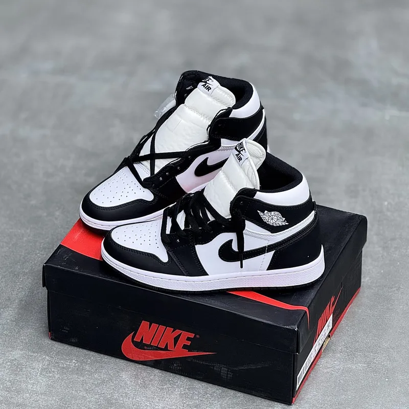 کفش کتونی زنانه و مردانه نایک ایر جردن 1 ساقدار پاندا Nike Air Jordan 1