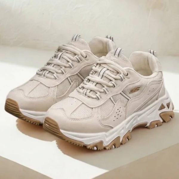 کفش کتونی اسکیچرز لژدار کوهنوردی زنانه مدل D’Lites Hiker | Skechers D’Lites Hiker