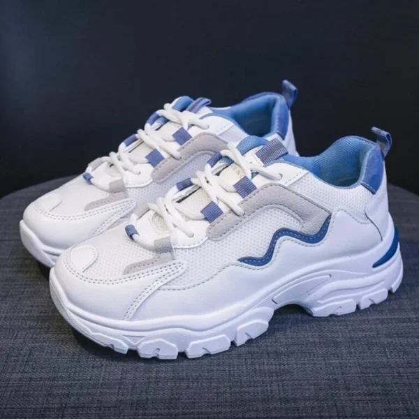 کفش کتونی اسپرت لژدار طبی زنانه مدل ریوا | Riva Platform Sneakers